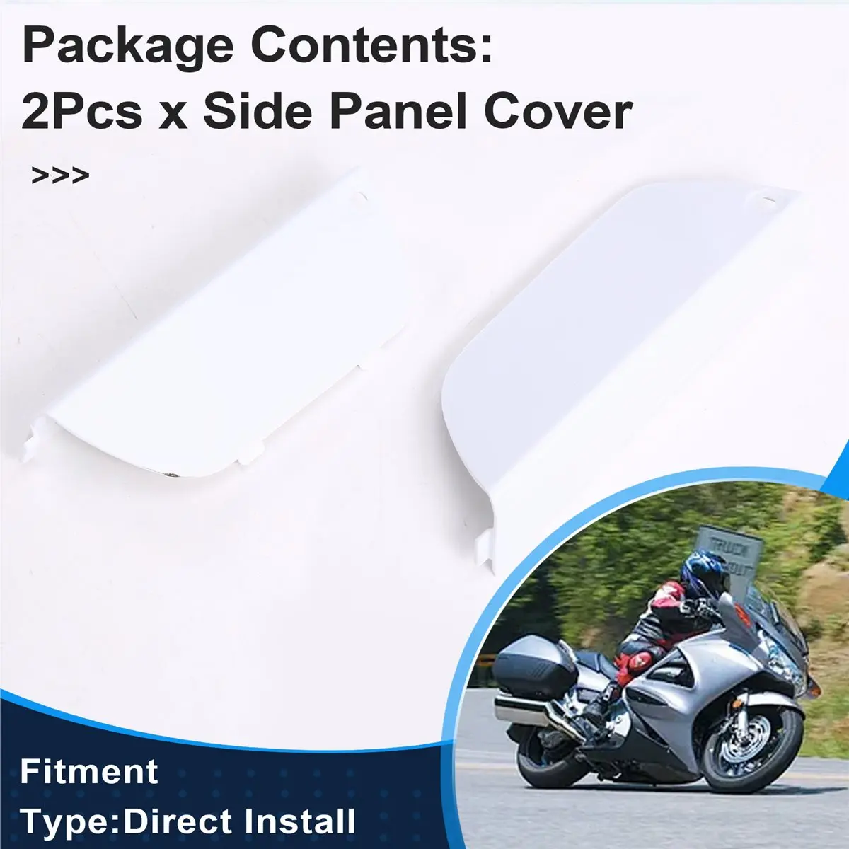 Reliable- Motorcycle Left and Right Side Panel Inner Cover Fairing Cover for Honda ST1300 2003-2015