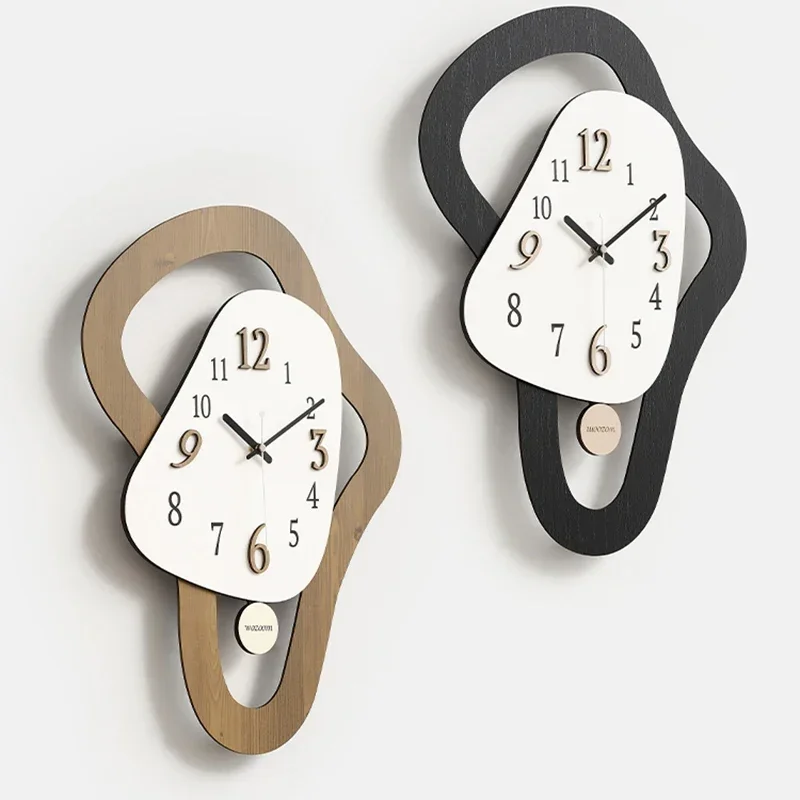 

Electronic Silent Wall Clocks Nordic Luxury Living Room Modern Wall Clocks Minimalist Design Home Decor Reloj De Pared LLWC