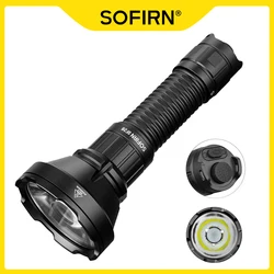 Sofirn Tactical SF26 21700 Taschenlampe 2000 lm 964 m große USB-C-Taschenlampe mit doppeltem Endschalter IPX-8