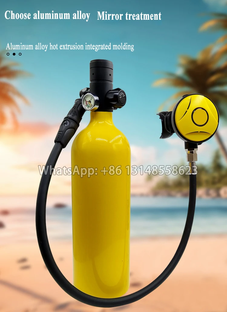 

High quality portable aluminum gas cylinder diving gas cylinder Underwater diving equipment Diving respirator