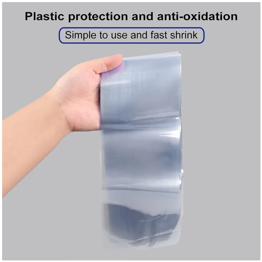 5pcs Transparent Shrink Film Bag Anti-dust Waterproof Protective Case Cover For TV Air Conditioner Remote Control Shrink Plastic