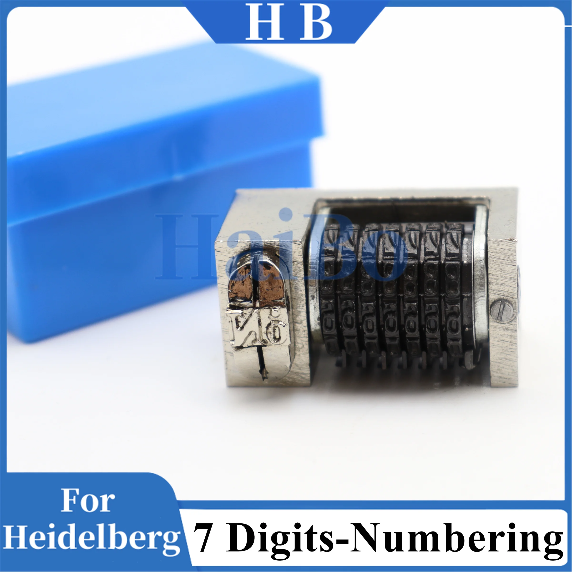 HaiBo Best Quality 7 Digits Jump Mode Backward Numbering Machine for Heidelberg Printing Machine