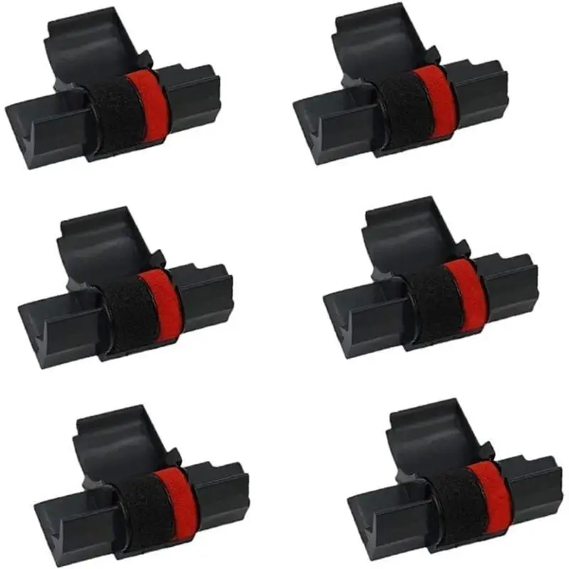 652F IR40T Compatible Black Rollers 6PCS/SET for IR40T Calculator Enhanced