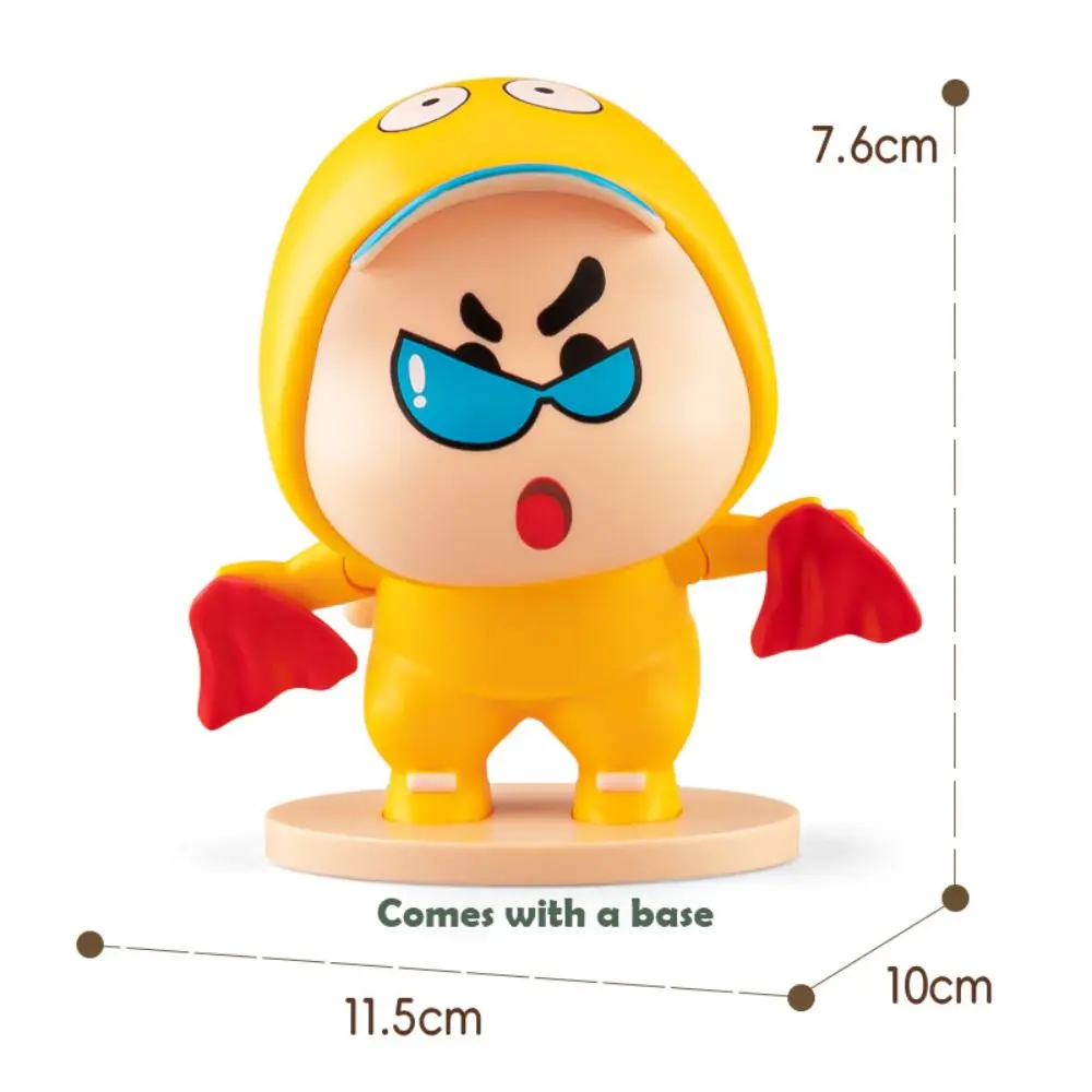 High Quality Cartoon Wind-up Toy ABS Funny Center Console Ornament Figure Doll Gifts for Kids Adult