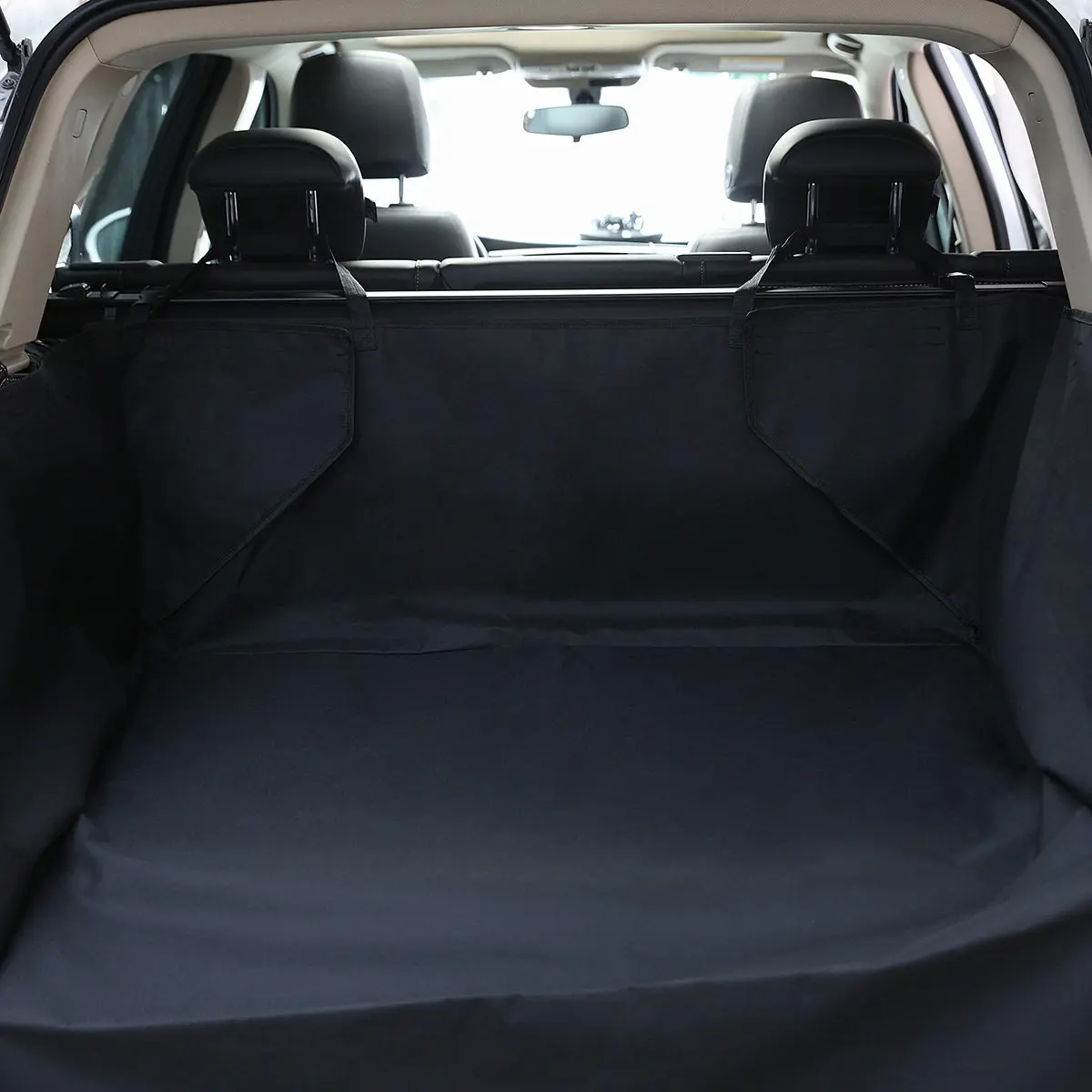Waterproof Anti‑Dirty Dog Car Mat for SUV, Pet Car Seat Cushion Protector Mat for Automobile Back Seat and Trunk Dog Travel