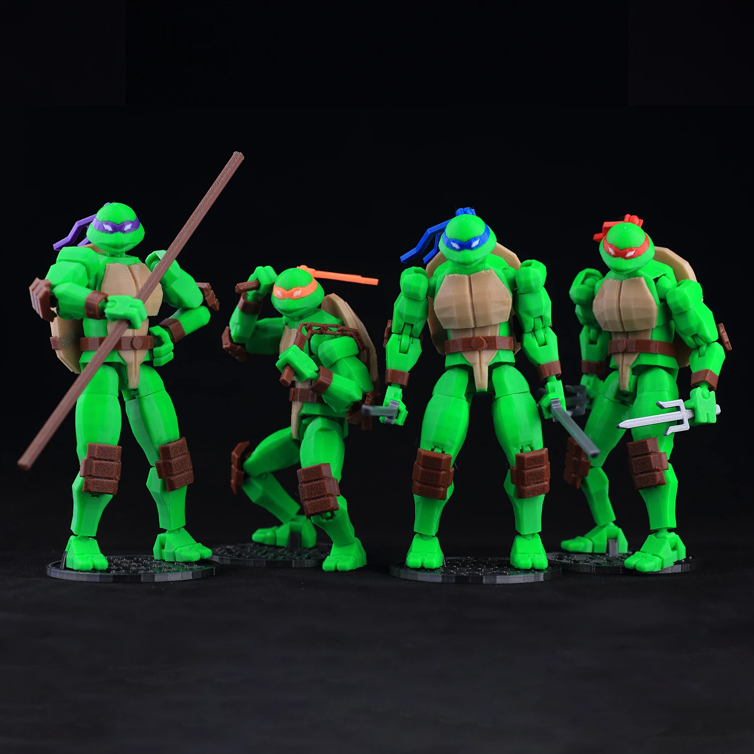 

9L3D Ct Toys TMNT Multi-Jointed Anime Figure Cool Anime Figure Model Articulate Collectible Model Toy Children Unpack Titan13