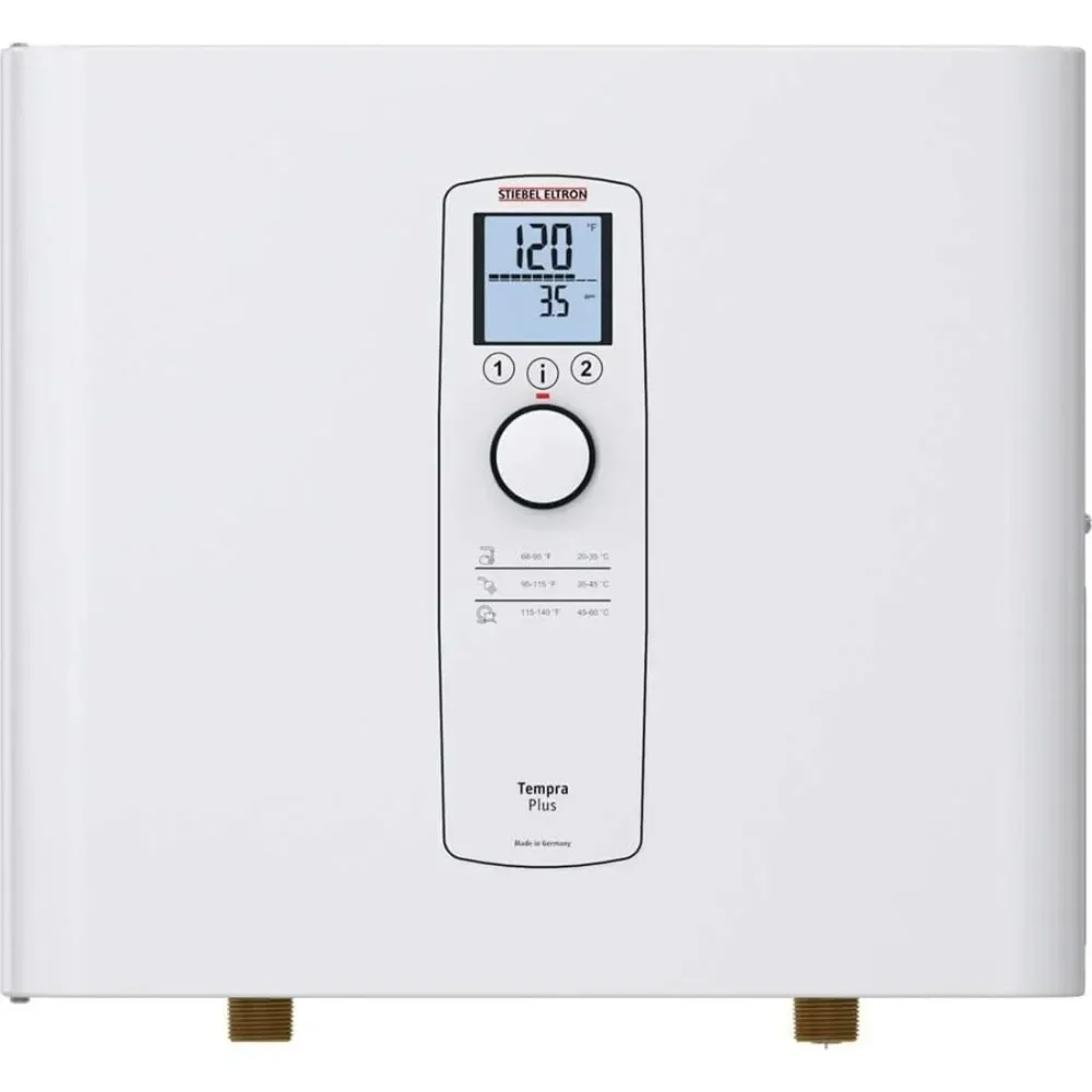 Tankless Water Heater –  Electric, On Demand Hot Water, White,