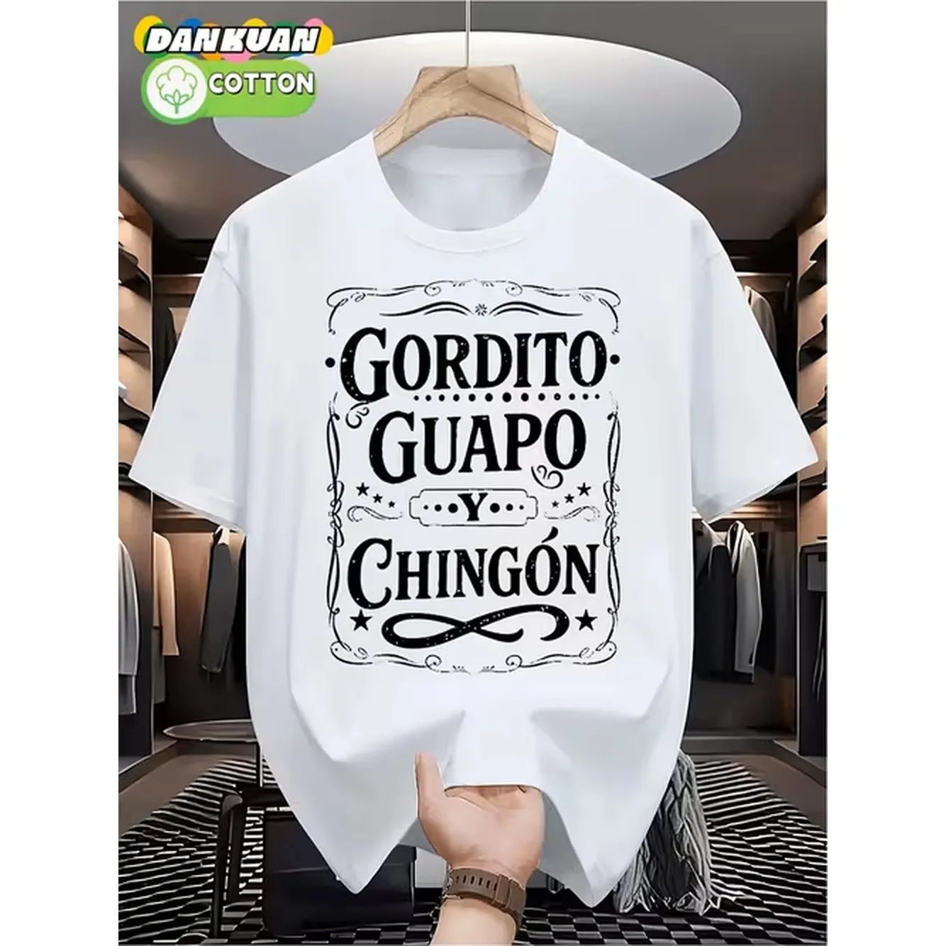 item picture plus size cute cool and mexican style spanish t shirt fun and christmas mens t shirt for everyday wear trendy summer streetwear fashion high quality comfortable casual printed t shirt with plus size