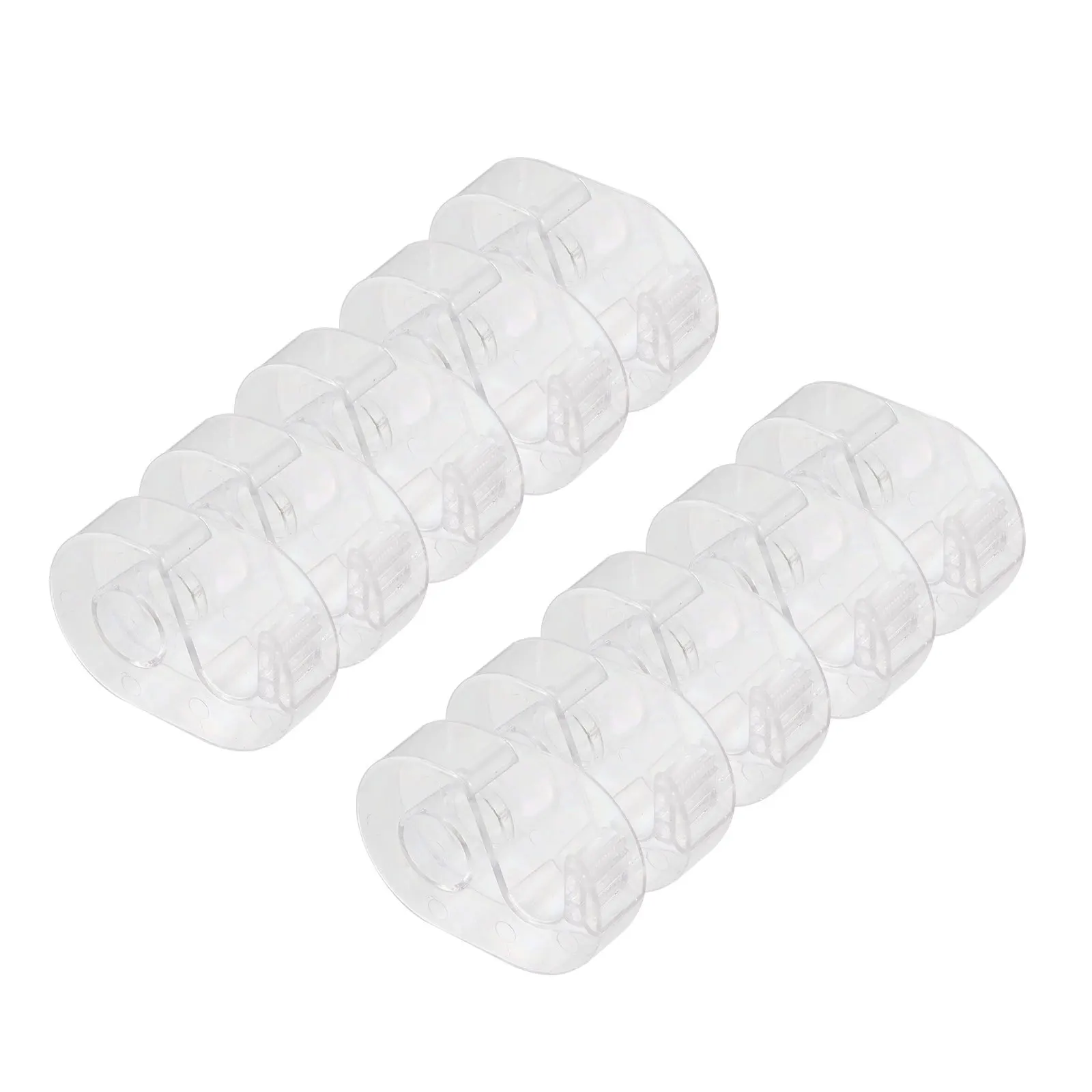 

10 шт., прозрачный диспенсер, небольшой резак для ленты для офиса, школы, дома, рабочего стола, практичный прочный инструмент для резки ленты с гладкими краями