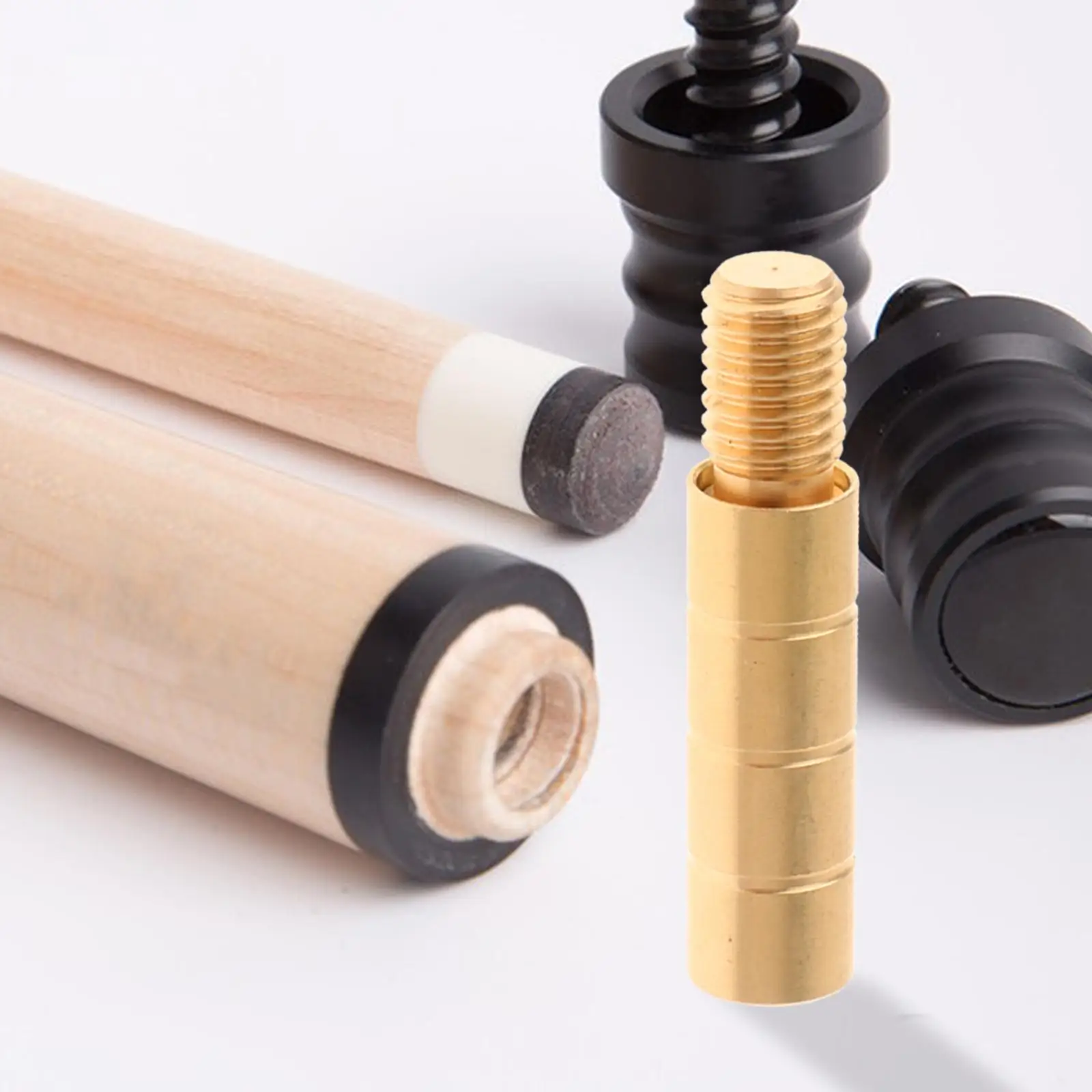 Copper Pool Cue Joint Screw Stable Billiards Accessories Connector for Extended Control and Precision