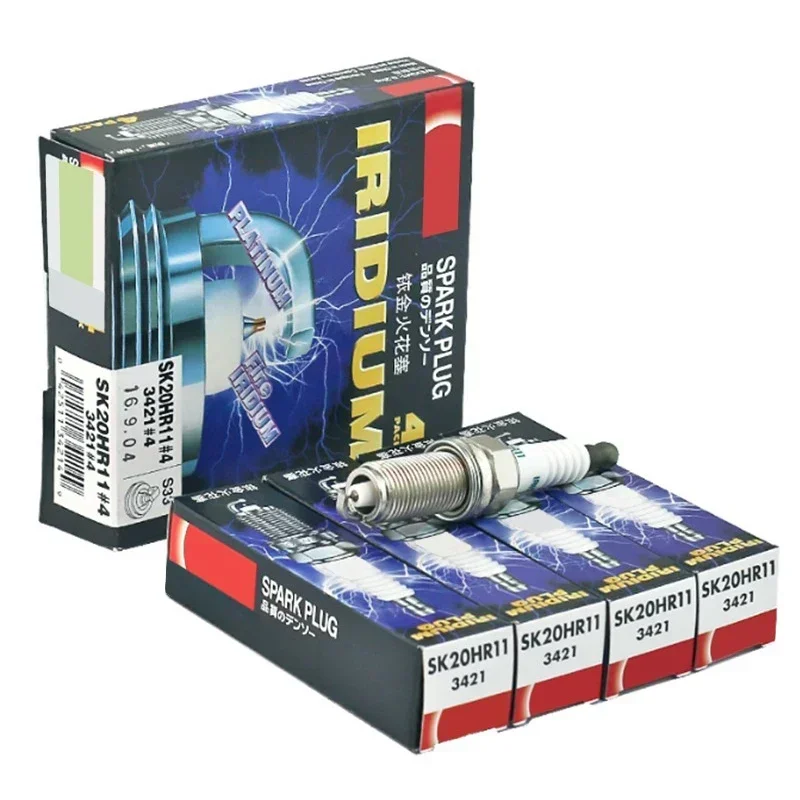 

4/6PCS Iridium Spark Plug 3421 SK20HR11 for Suzuki SX4 S-CROSS Vitara Toyota FJ Cruiser Fortuner Volvo S60 S40 C70 XC60 XC70 V50