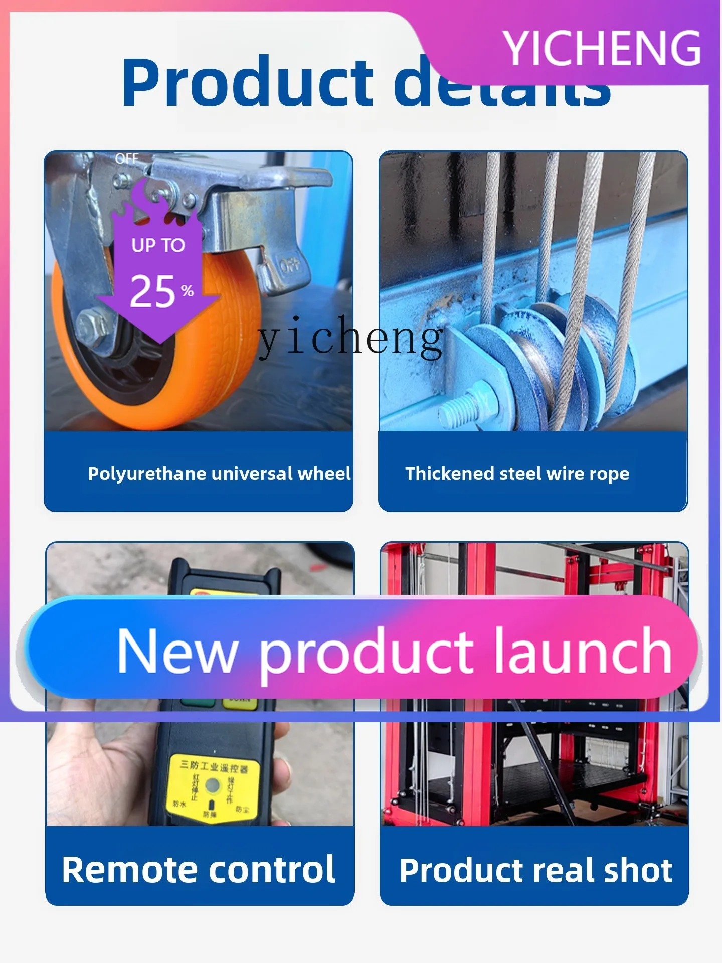 

mobile remote control automatic lifting platform electric lift for indoor and outdoor lifting