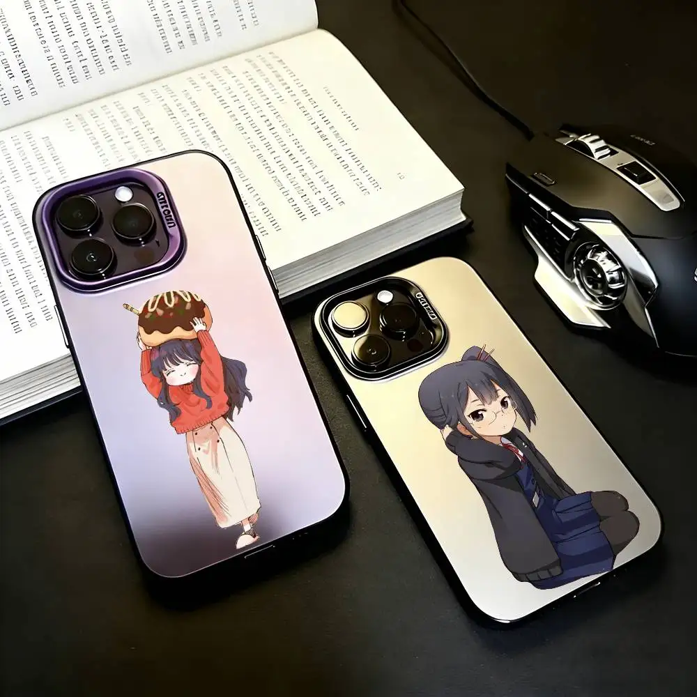 Capa de Celular T-Tamako M-Market para iPhone 17, 16, 15, 14, 13, 12, 11 Plus, Pro Max, Preta Candy Prata