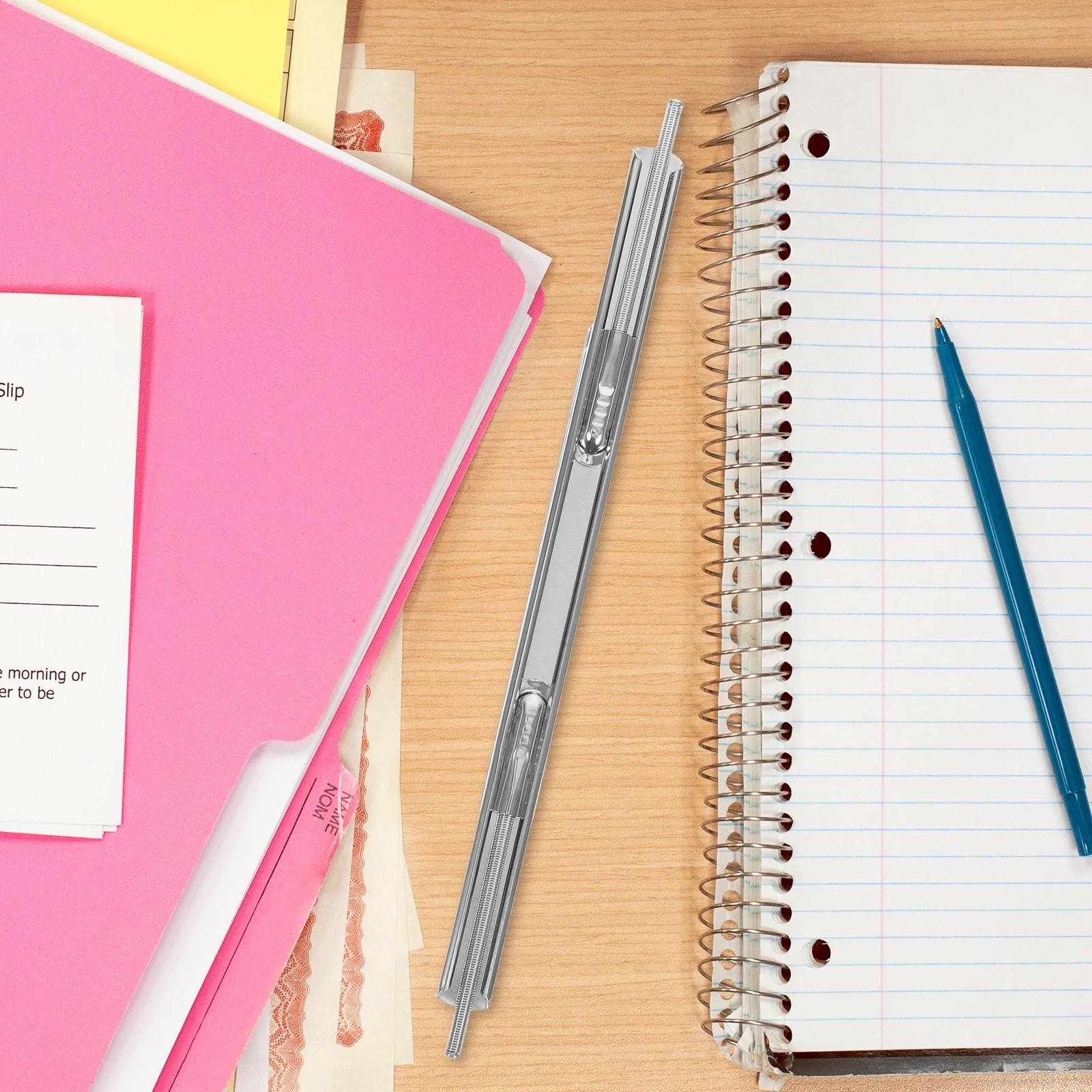 

6pcs Snake Binding Spine Combs Binder Clips Metal Fasteners Durable Surface Binding Combs Office School Supplies