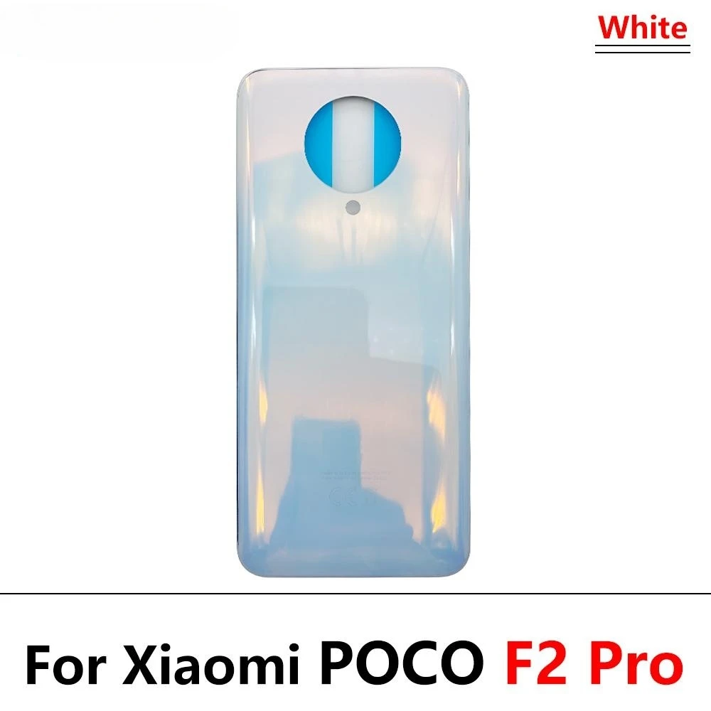 New For Xiaomi Poco F2 Pro Battery Back Cover Glass Rear Door Replacement Housing STICKER Adhesive