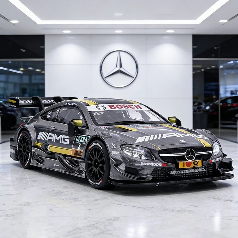 1:43 Mercedes-Benz C63 DTM Alloy Car Diecasts & Toy Vehicles Car Model Miniature Scale Model Car Toys For Children