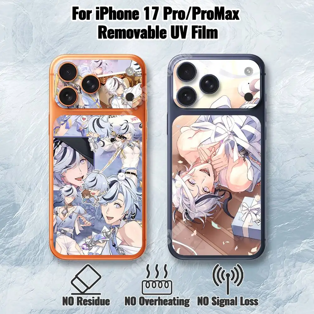 

Game N-NU Carnival-S Blade Removable UV Film for iPhone 17 Pro 17 ProMax HD Decal Skin
