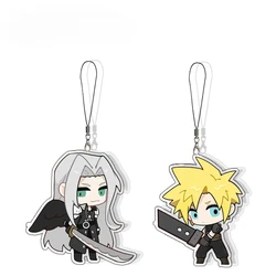 Strife Sephiroth Mobile Phone Lanyard Cloud Kawaii Acrylic Pendant Cute Straps Hanging Rope Cute Phone Case Decor Friend Gift