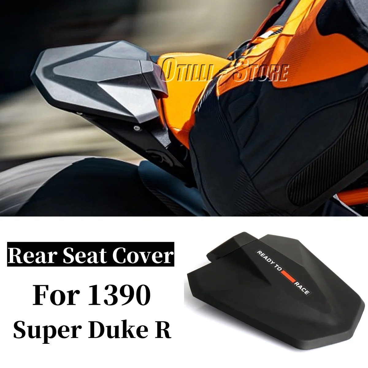 

Для 1390 Super Duke R 2024 2025 новый мотоцикл ABS чехол на заднее сиденье капот пассажирского хвоста секция обтекатель заднего сиденья Humps