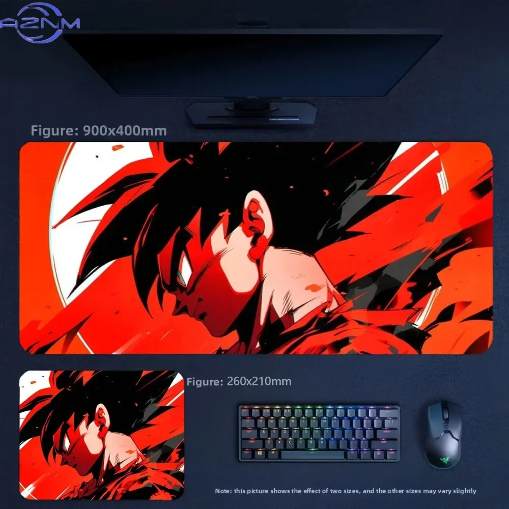 Office Convenient Mousepad Decorative Desk Mat Cartoon Comic Style Rubber Mouse Pad Boys Gaming Non-slip Mouse Pad Keyboard Pad