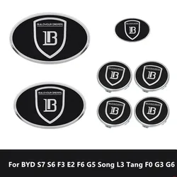 For BYD S7 S6 F3 E2 F6 G5 Song L3 Tang F0 G3 G6 modified car logo electric car hybrid EV High-quality car logo modification