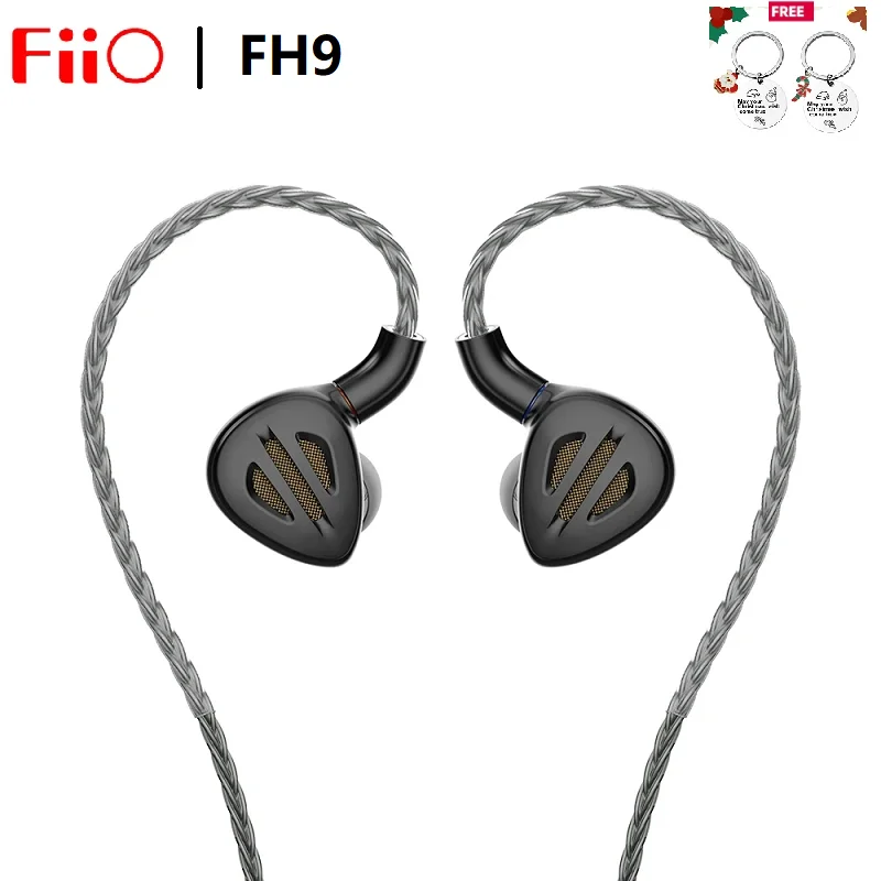 FiiO FH9 Earphones 1DD+6BA HiFi Knowles with High Quality Detachable MMCX 2.5/3.5/4.4 Earbuds