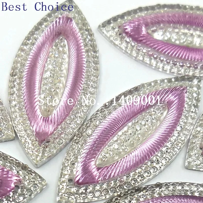 Best Scelta Navette Forma Dell\'occhio del Cavallo di Strass Giallo 18x40mm Pietre e Cristalli Cucire-On Abiti Costumi arti Fai Da Te Accessori