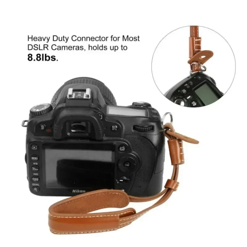 Camera Quick Wrist Strap leather hand Grip Belt For Canon Nikon Sony Fujifilm Pentax Olympus Lumix Panasonic Leica