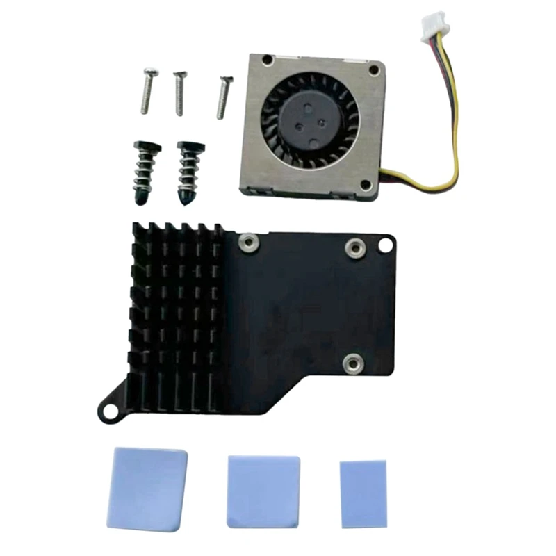 Радиатор из алюминиевого сплава для активного охлаждающего вентилятора Raspberry Pi 5-N37R