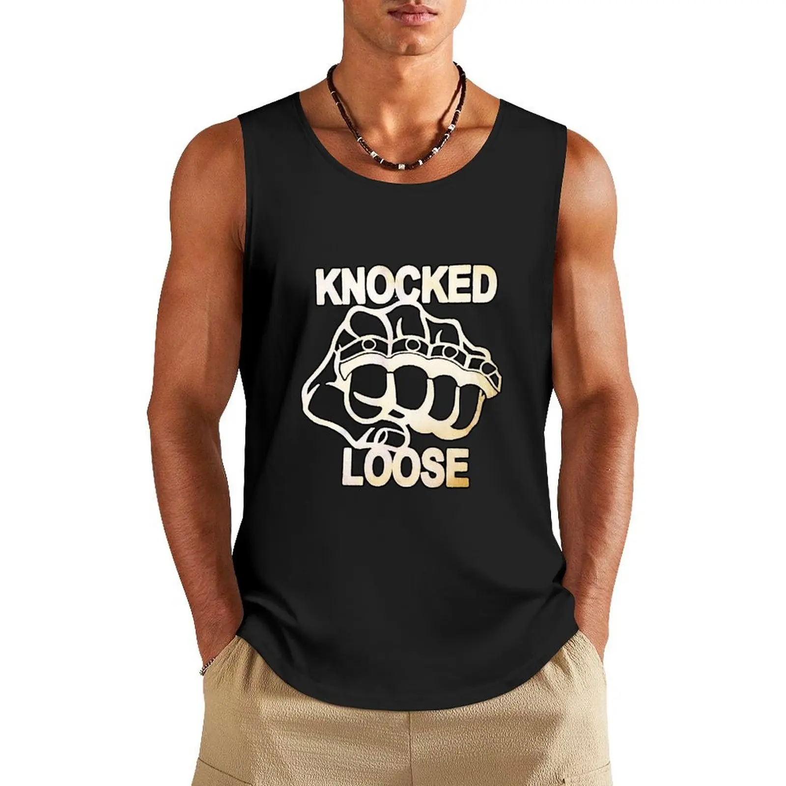

best of Knocked Loose hadcore punk band popular Tank Top summer sleeveless vest men singlet for men Men's sleeveless t-shirt