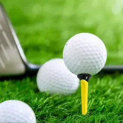 Strong Golf Tees Professional Unbreakable Plastic Golf Tees Set Reduce Friction Resistance 8cm Curved for Men for Hitting