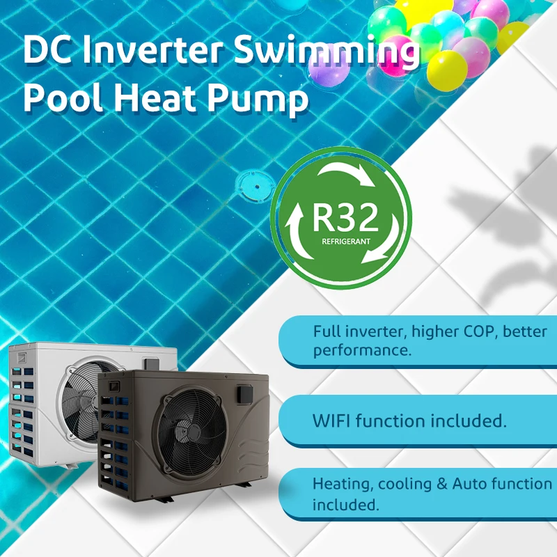 Dc Inverter Italy Swimming Pool Pump Evi Heat Pump Swimming Pool Water Water Pump   Pool