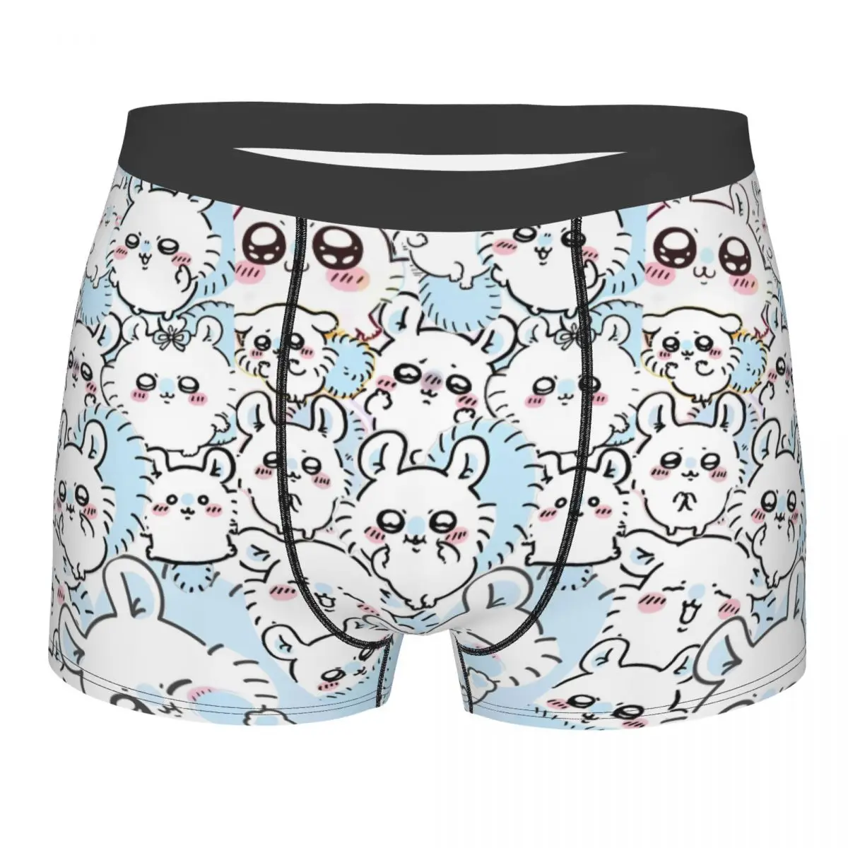 

Funny Boxer Cute Cartoon Chiikawa Shorts Panties Briefs Men Long Underwear Soft Underpants for Homme Plus Size