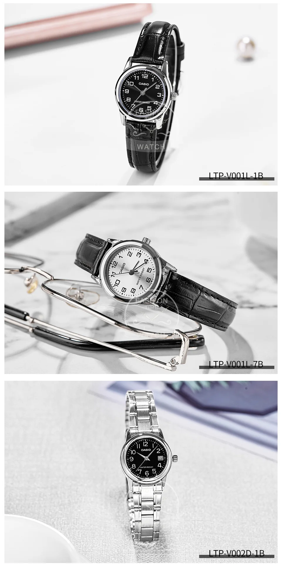 Casio Watch Women Watches Simple Pointer Quartz Watch Fashions Style New for 2025