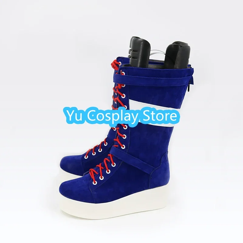 Chaussures de Cosplay Star Girl en Cuir PU, Bottes de Carnaval d'Halloween sur Mesure