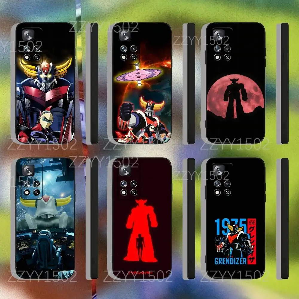 

UFO G-Goldorak Robot Phone Case For Samsung S25,S24,Ultra,S20,S30,Plus,S22,S23,Ultra,Plus,5G Black Silicone Soft