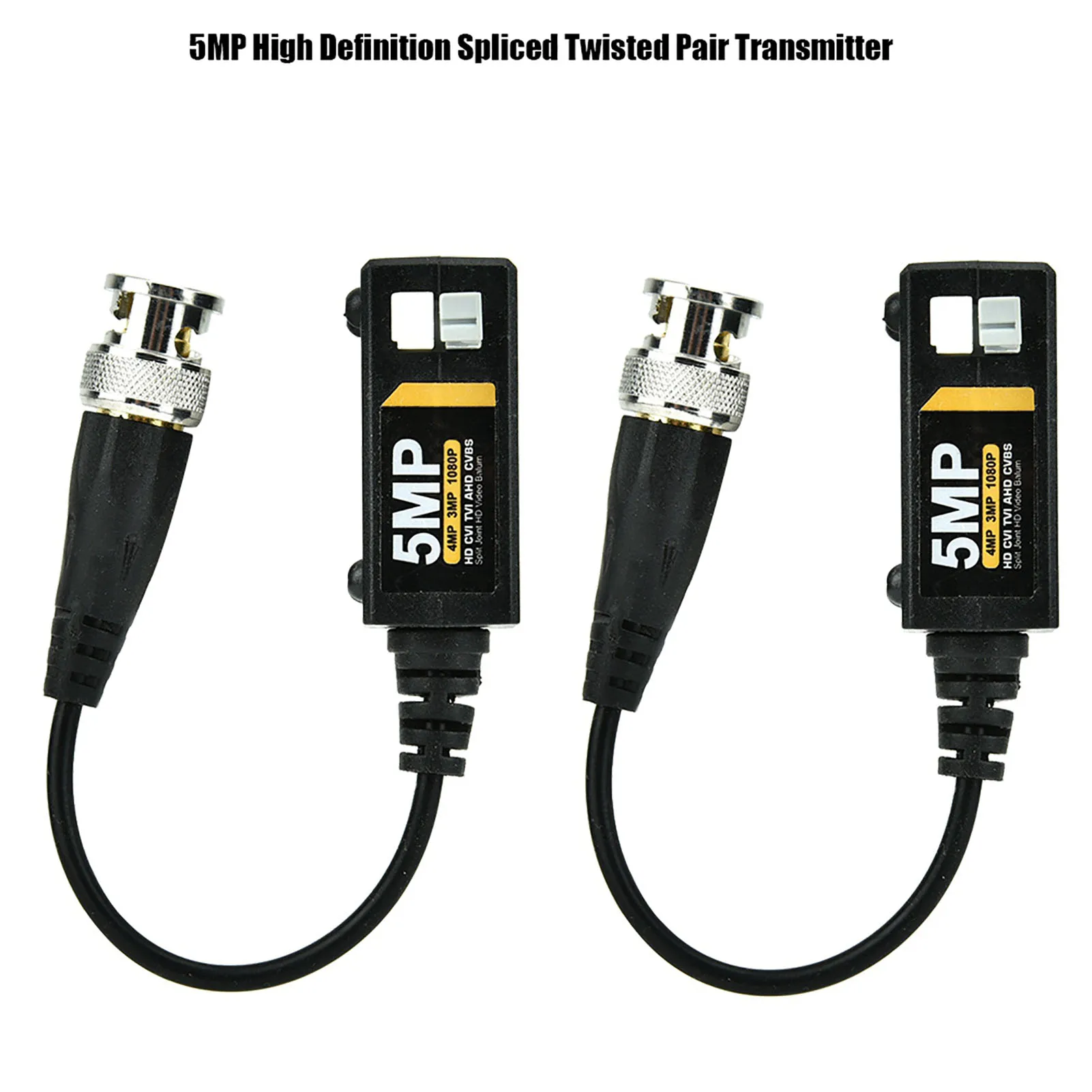 Twisted Pair Transmitter Stable High Definition   Video Balun  Multiple Splices for Video Equipment