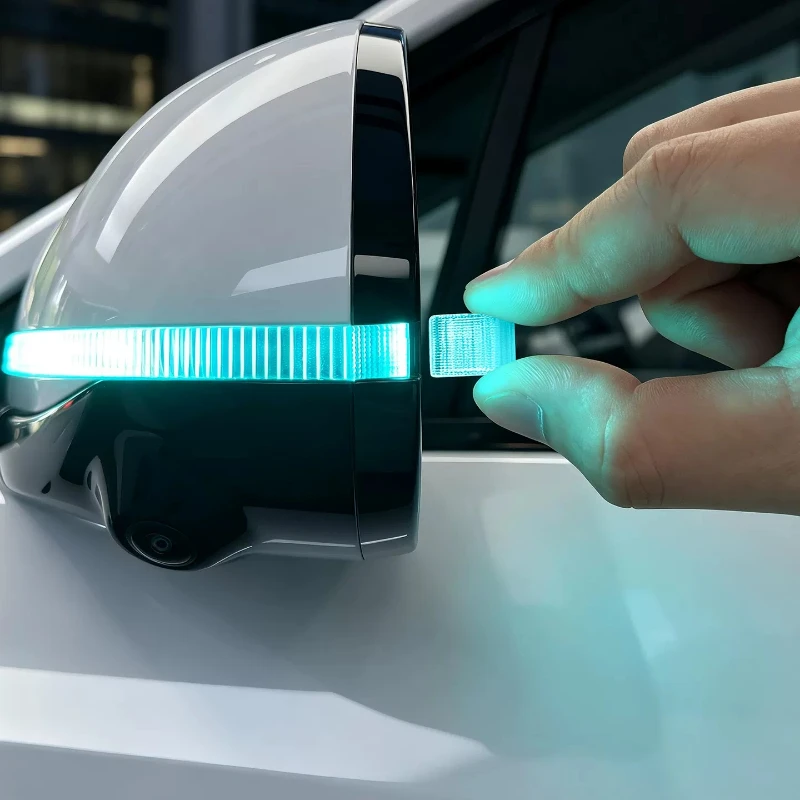 Suitable for BYD Sealion 6 Small Blue Light Guide Block Smart Driving Turn Signal Light Guide Rearview Mirror Accessories