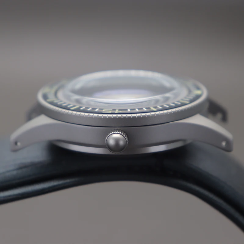 40mm High Quality Watch Case C3 Luminous Ceramic Bezel For Mod Retro First Year Fifty Seek Series NH34 NH35 NH36 NH38 Movt 10ATM