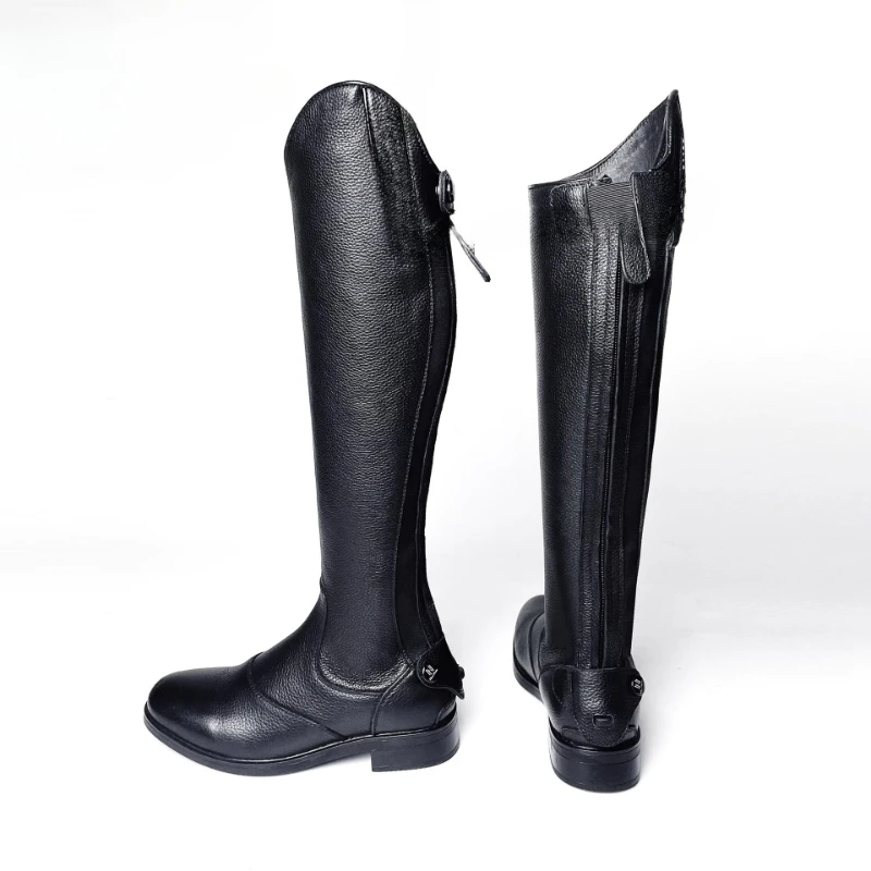 First layer cowhide equestrian  riding boots obstacle  riding boots dance