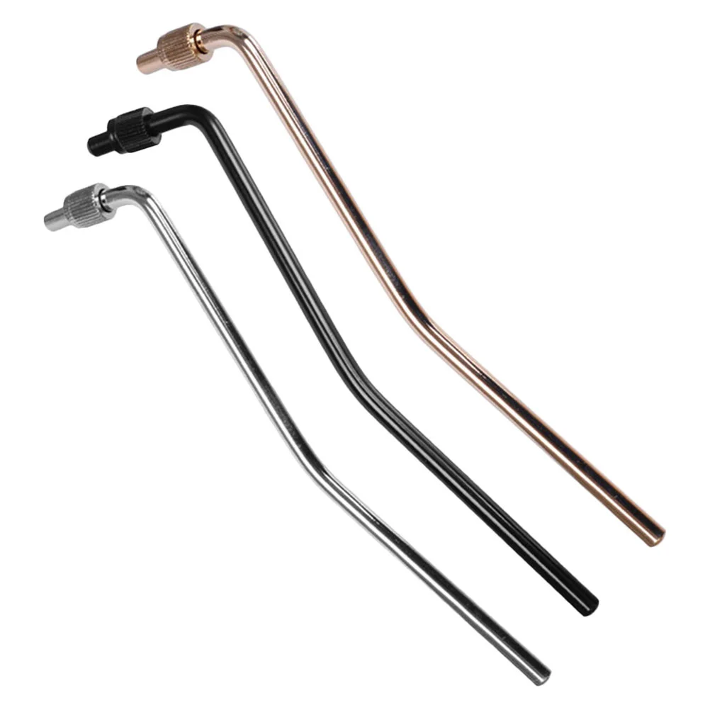 

3pcs Double Tremolo Arm Electric Guitar Whammy Bar Vibrato Arm Replacement Durable Metal Accessory Assorted Color