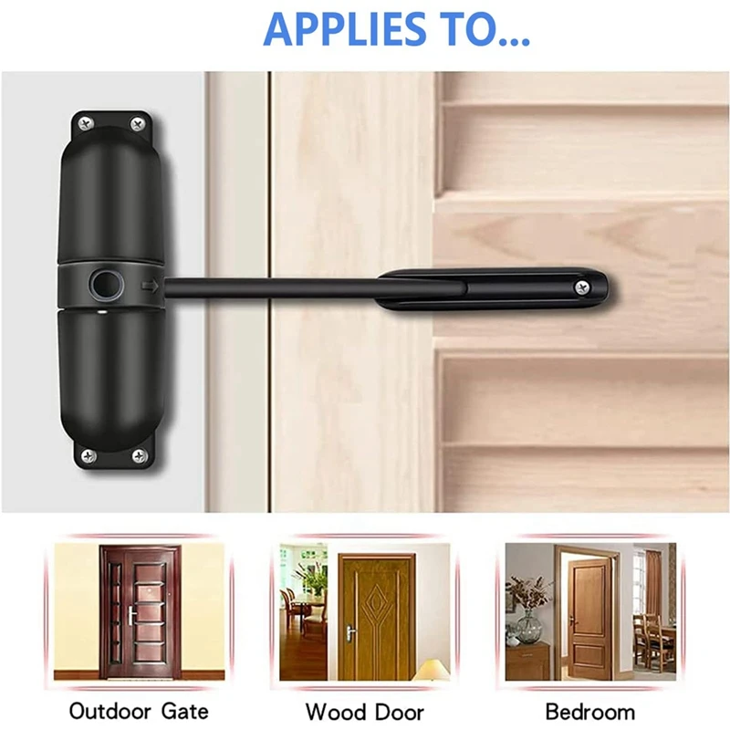 Automatic Door Closer Safety Spring Door Closers,Adjustable Closing Door Hinge,Door Closer For Door Self Closing
