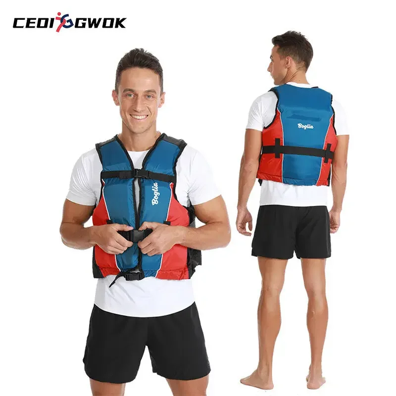 CEOI GWOK Life Vest Jacket Adults Marine Safety Life Jacket Outdoor Water Sport Fishing Swimming Fishing Boat Flood Life Jacket