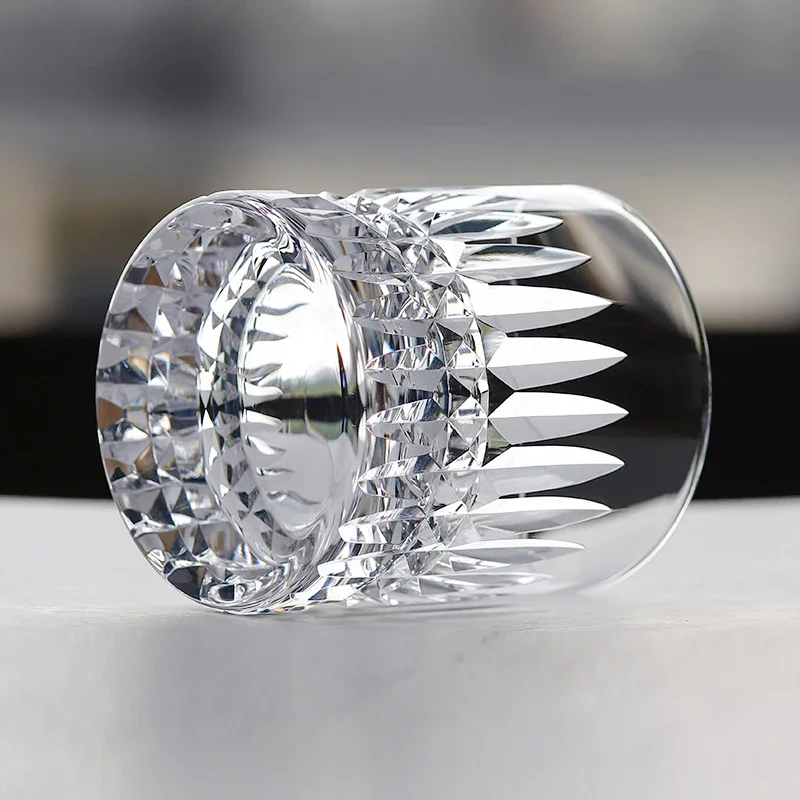 Hand Cut to Clear Glass Luxury Lead Free Crystal Glass Whisky Bourbon Drinking Glass for Party Wedding Hotel Use