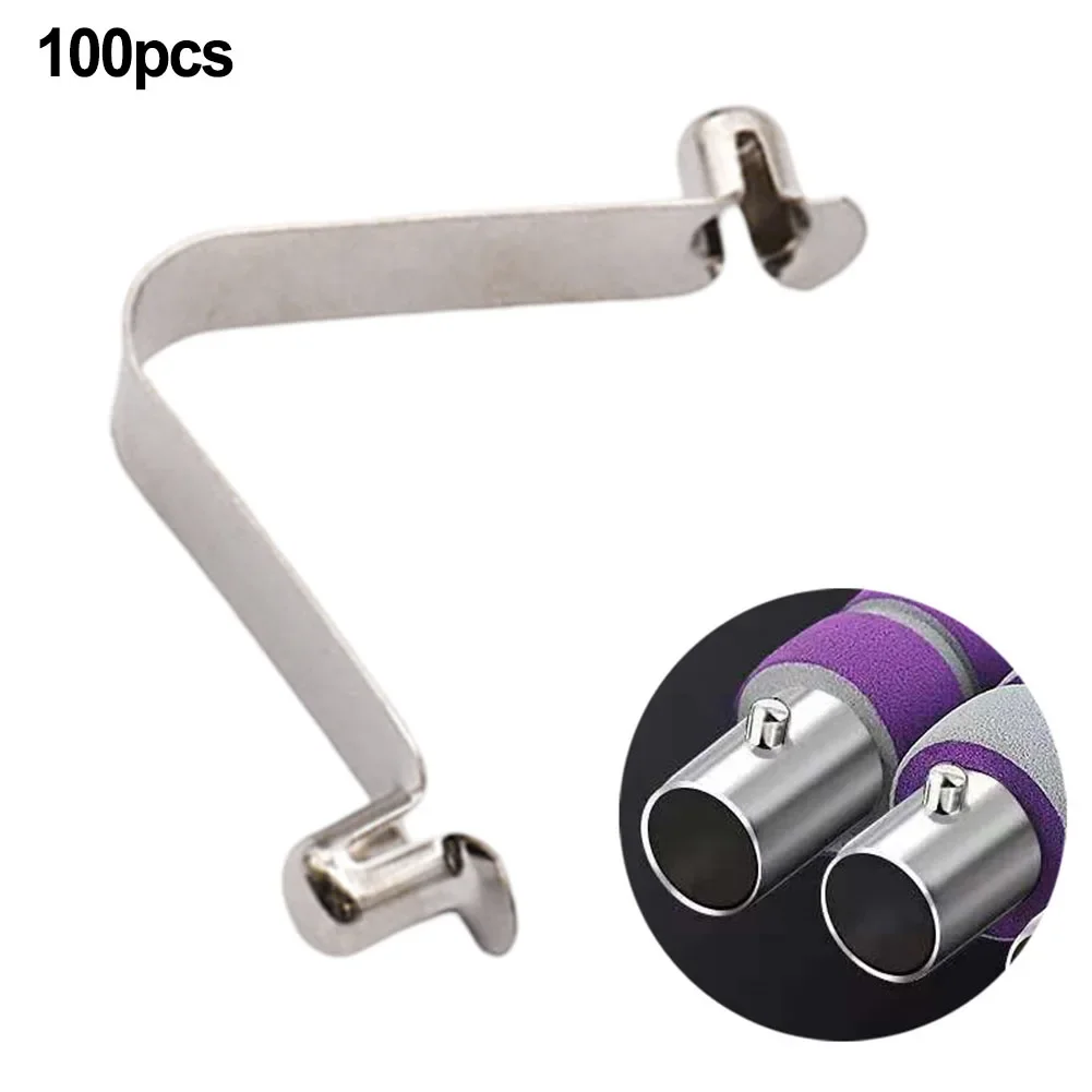 

Spring Clip Set of 100 Locking Pins for Tent Poles and For Kayak Paddles 8mm Diameter Reliable Steel Construction