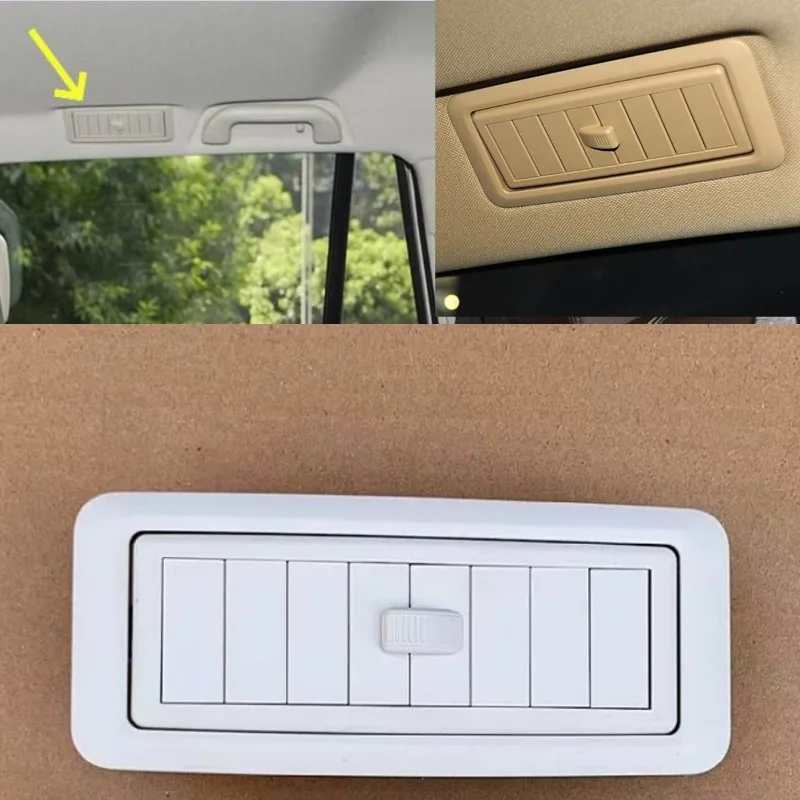 

1 шт. натуральный белый, бежевый, серый, левый и правый воздуховыпускной отверстие на крышу для Great Wall для Haval H9 2020