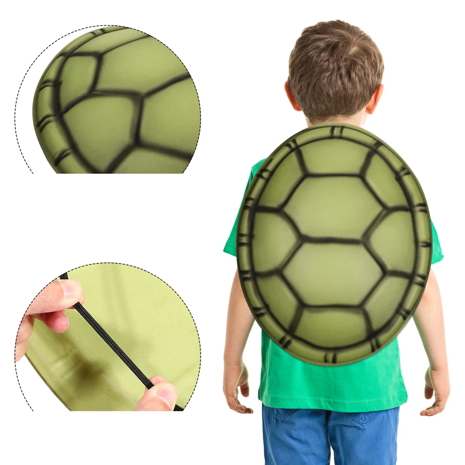

Halloween Turtle Shell Prop Unique Design High Grade Look Exquisite Craftsmanship for Cosplay Party Carnival Stage Performance