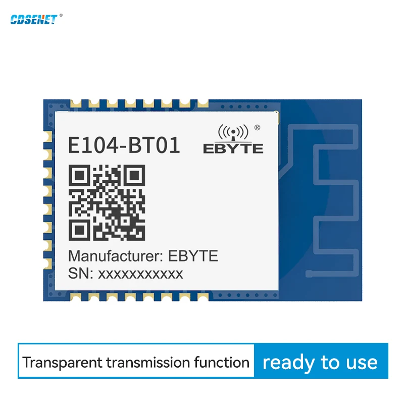 CC2541 Bluetooth Module 2.4G Ble4.0/5.0/5.1 Ibeacon E104-BT01 SMD Test Board Kit Transparent Continuous Transmission Low Power
