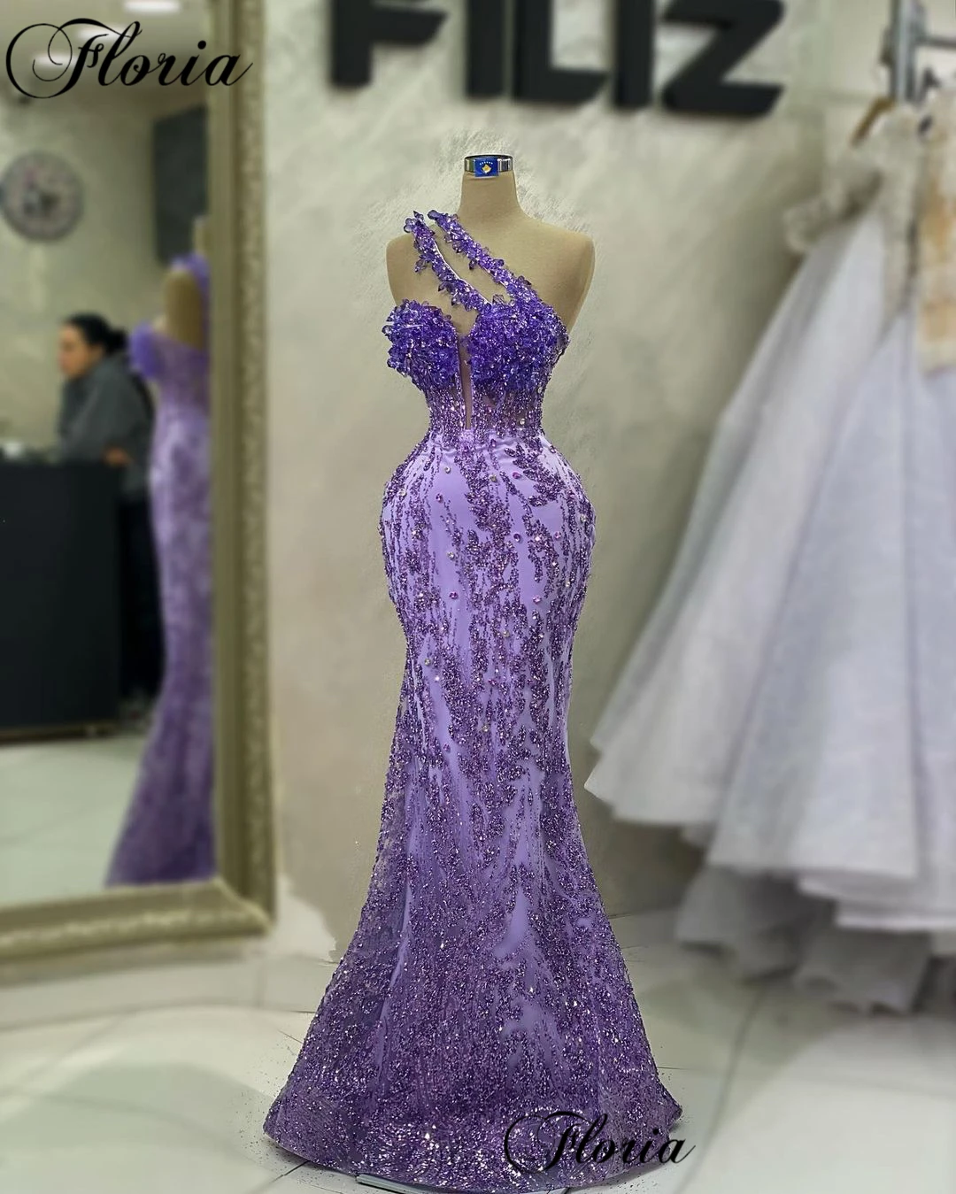 Sexy Purple Prom Dresses With Crystals Mermaid Elegant Special Occasion Dresses Vestidos De Noche Cocktail Dresses For Women