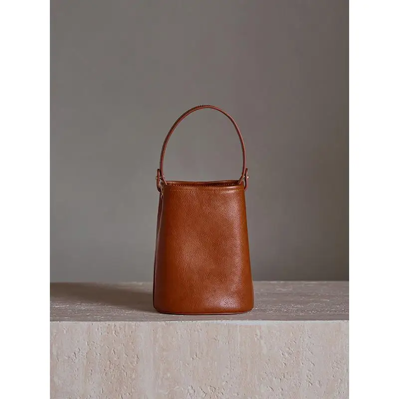 

Vintage Large Capaci Buet Bag Women's Crossbody Bag Faionable Commuter Bag Versatile Women's Bag Soft PU Leather